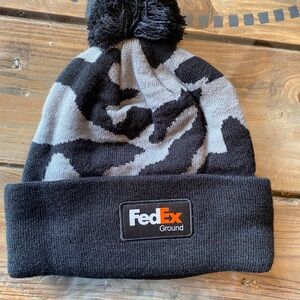 New FED EX GROUND knit beanie hat cap. A18
